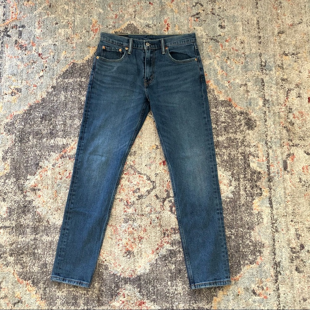 Levi’s 512 True Blue Denim Skinny Jeans Size 30 Perfect Condition